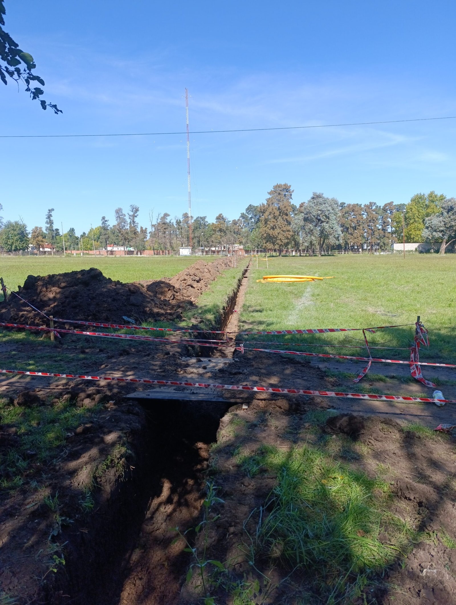 Gasoducto La Salle Catán, estación reguladora instalada