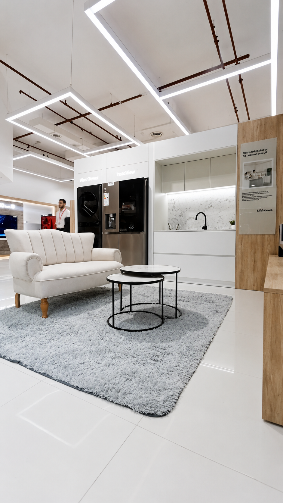LG Store Unicenter, imagen del proyecto del local