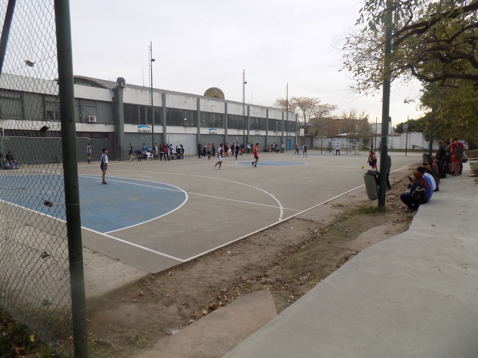 CEMEF San Martín, canchas y playones terminados