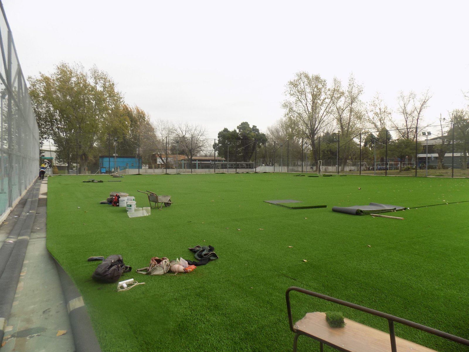CEMEF San Martín, canchas y playones terminados