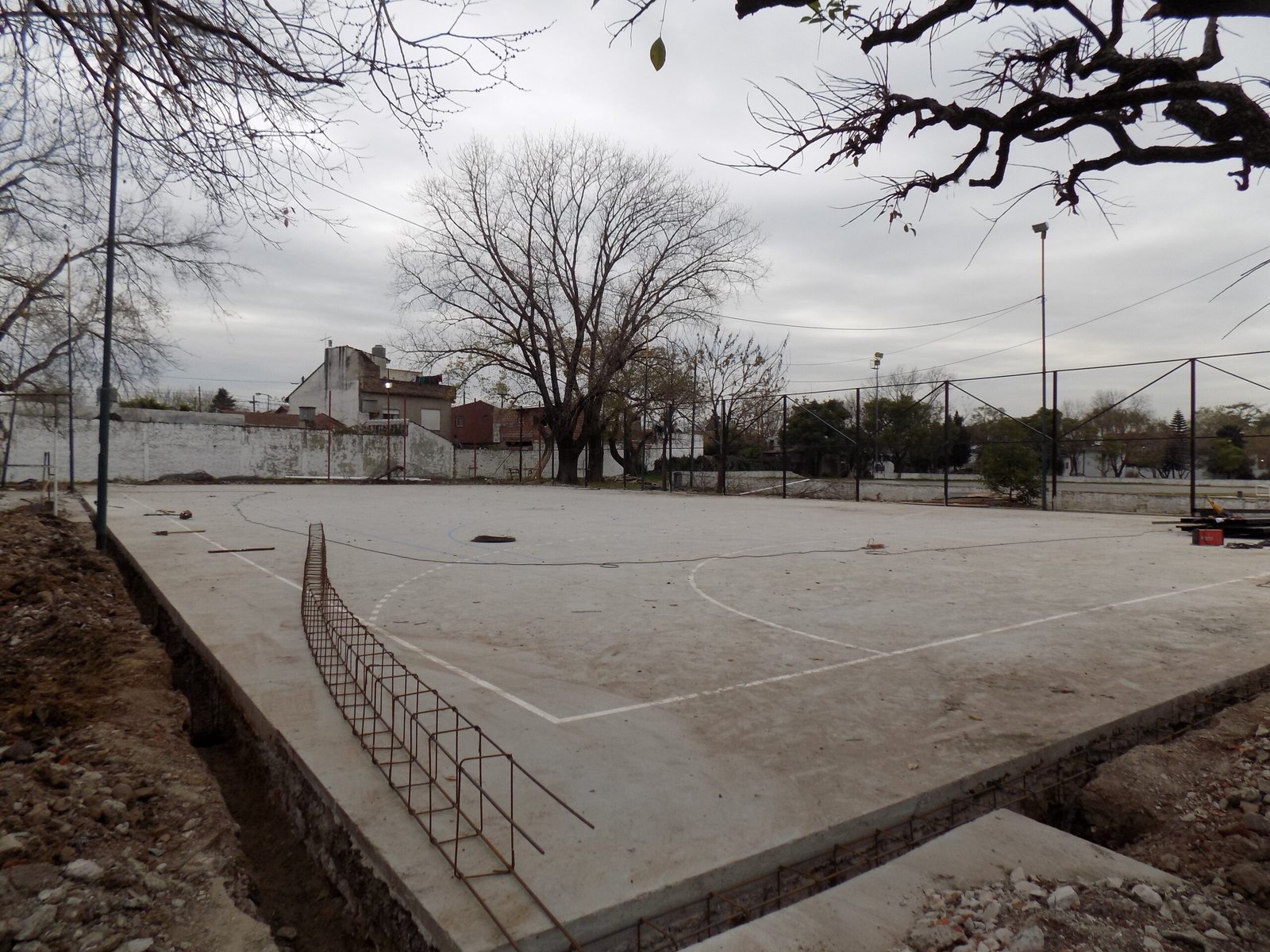 CEMEF San Martín, canchas y playones terminados