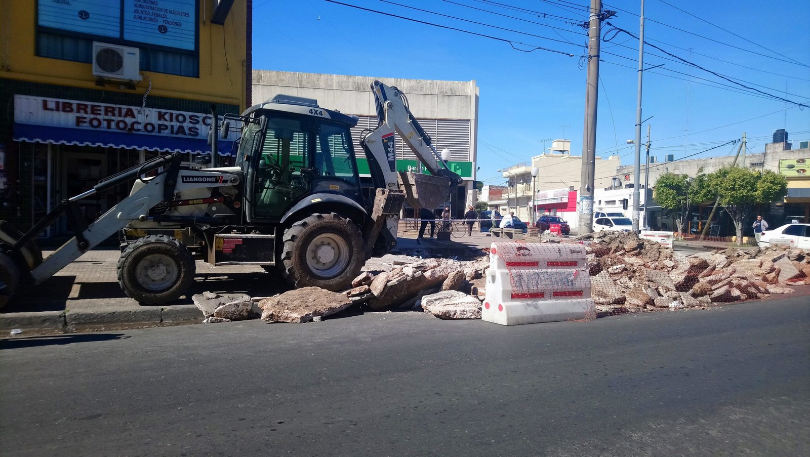 Centros comerciales San Martín, corredor comercial terminado