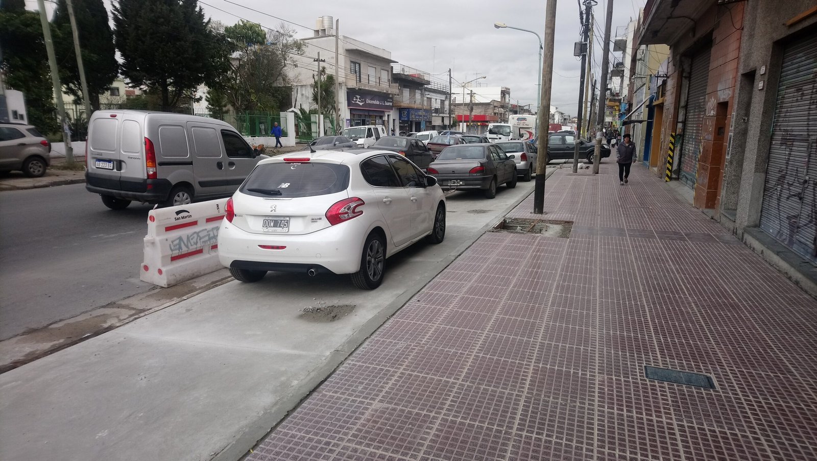 Centros comerciales San Martín, corredor comercial terminado