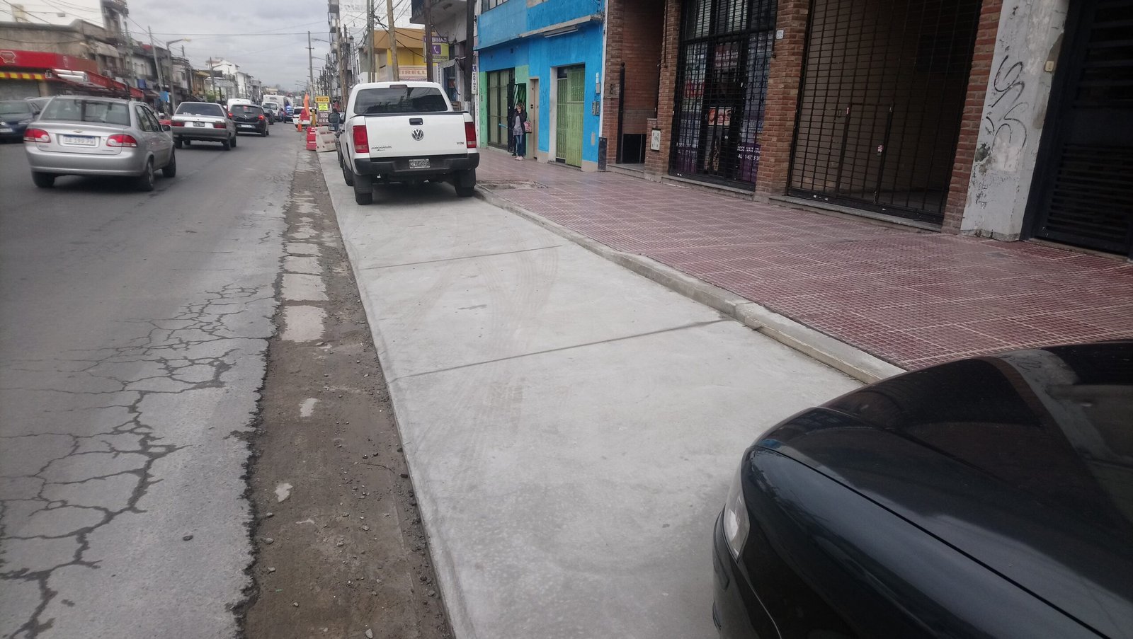 Centros comerciales San Martín, corredor comercial terminado