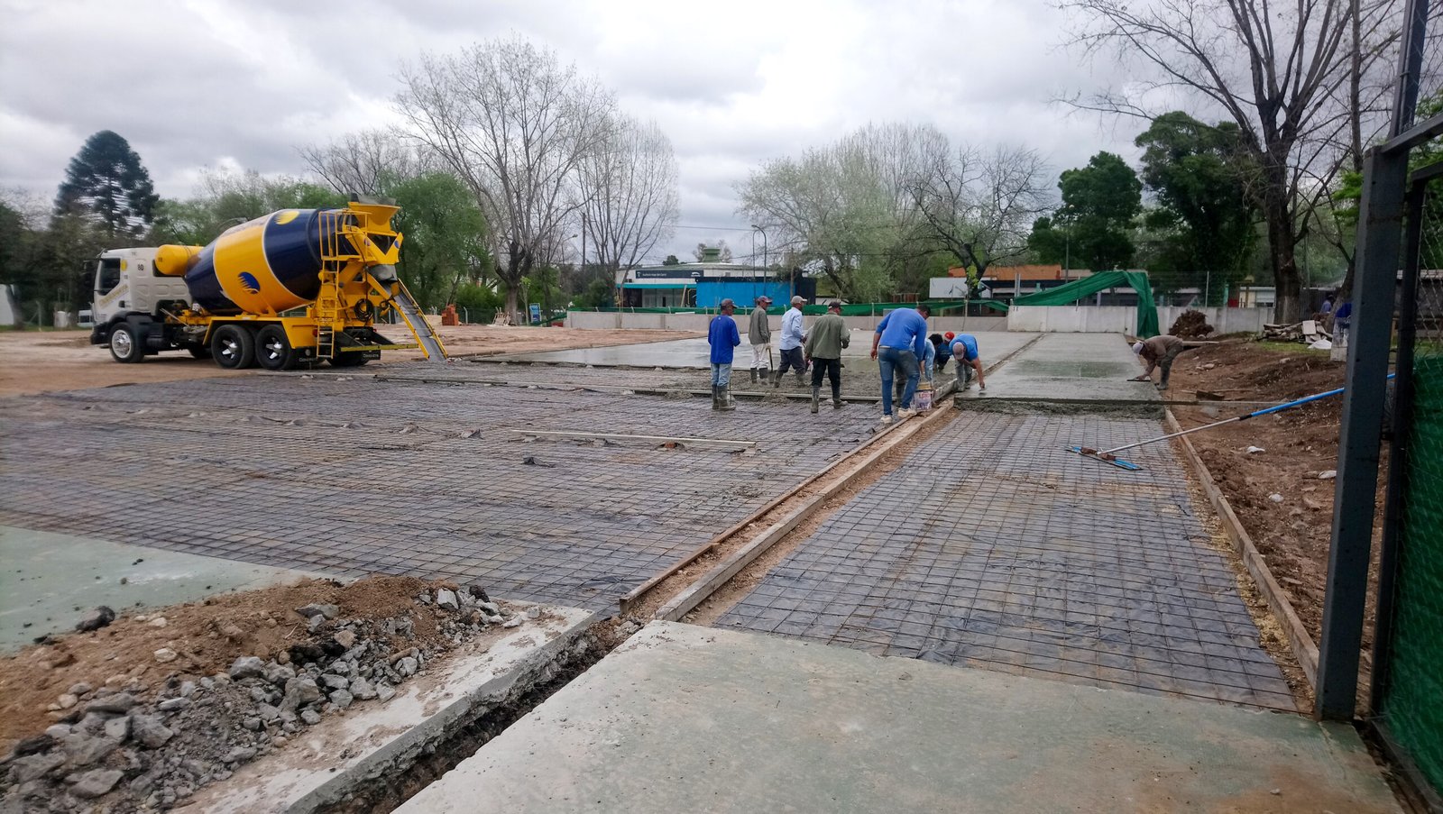 CEMEF San Martín, canchas y playones terminados