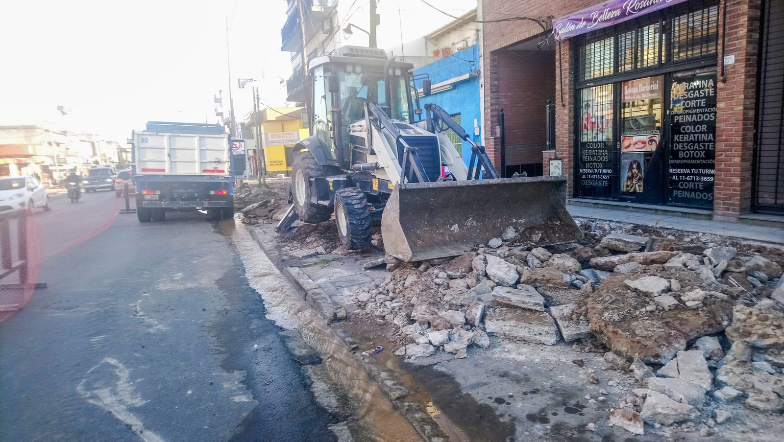Centros comerciales San Martín, corredor comercial terminado