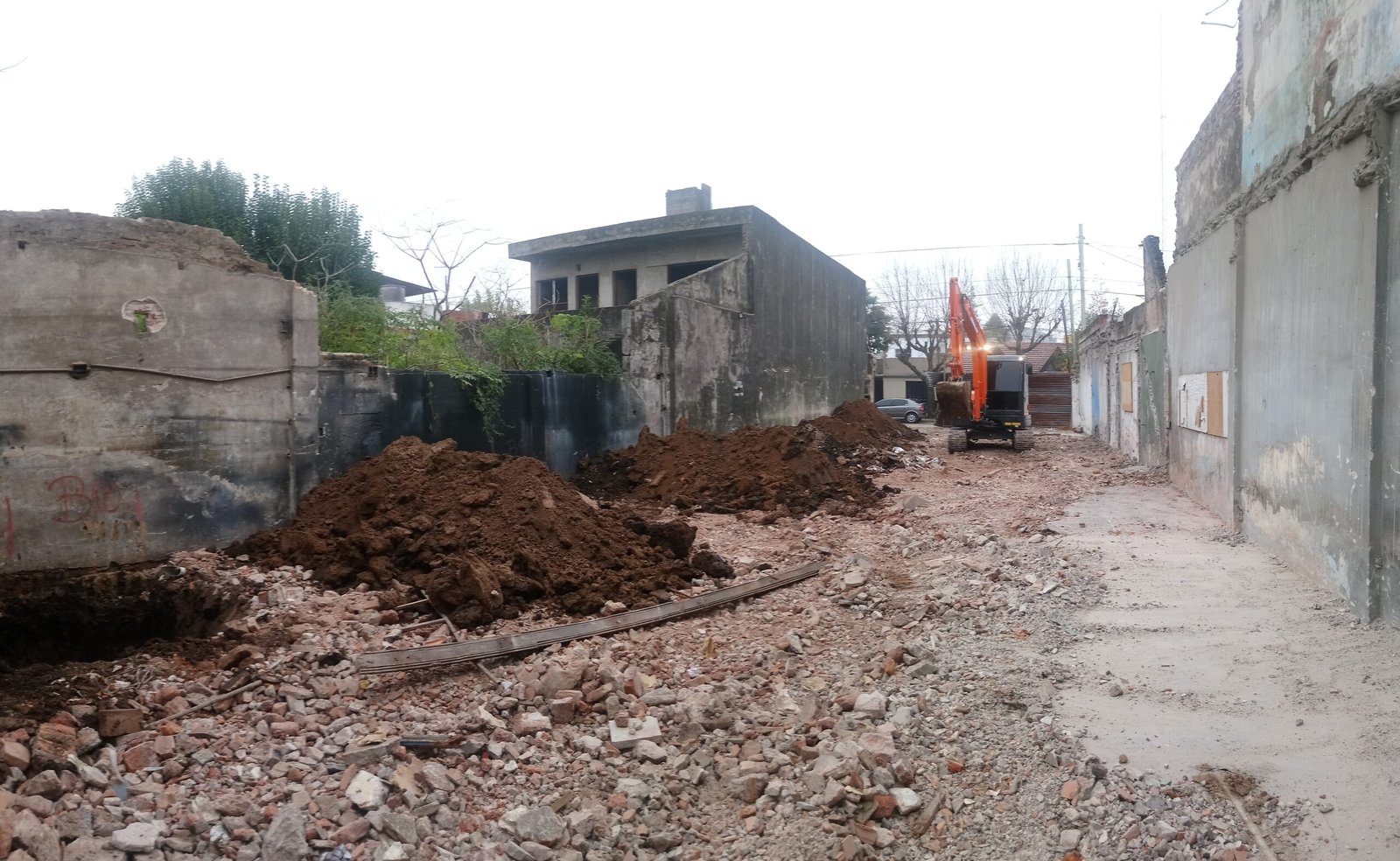 Galpón San Martín, nave industrial terminada
