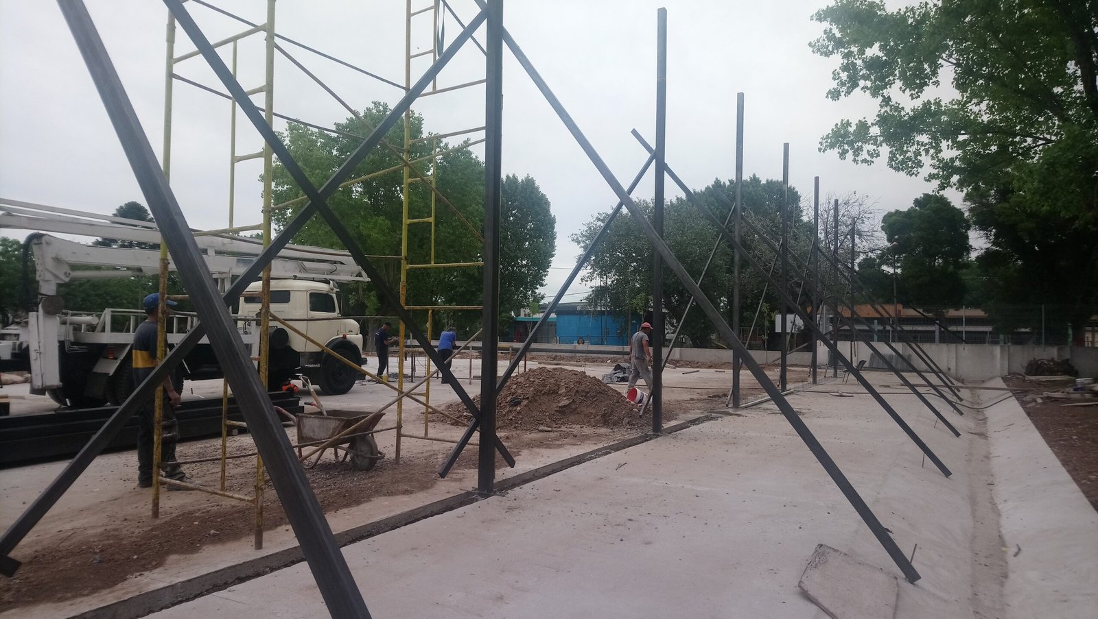 CEMEF San Martín, canchas y playones terminados