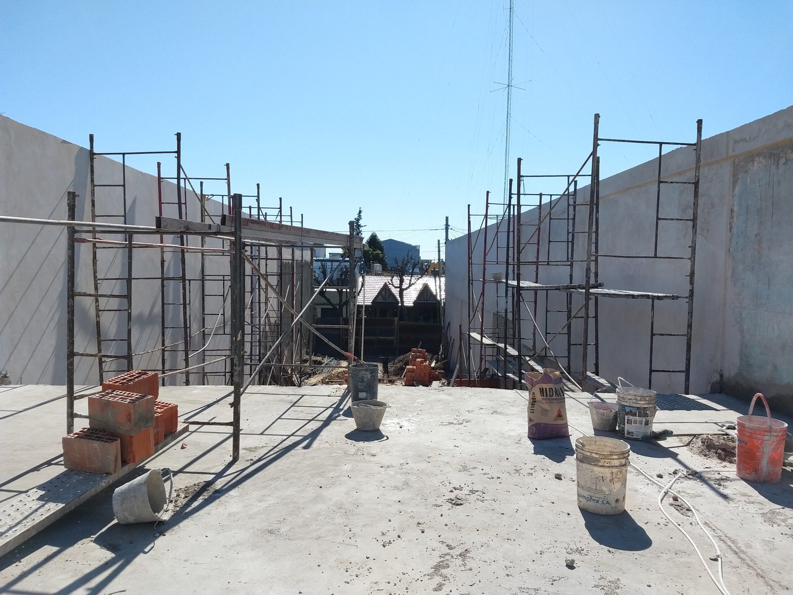 Galpón San Martín, obra en ejecución