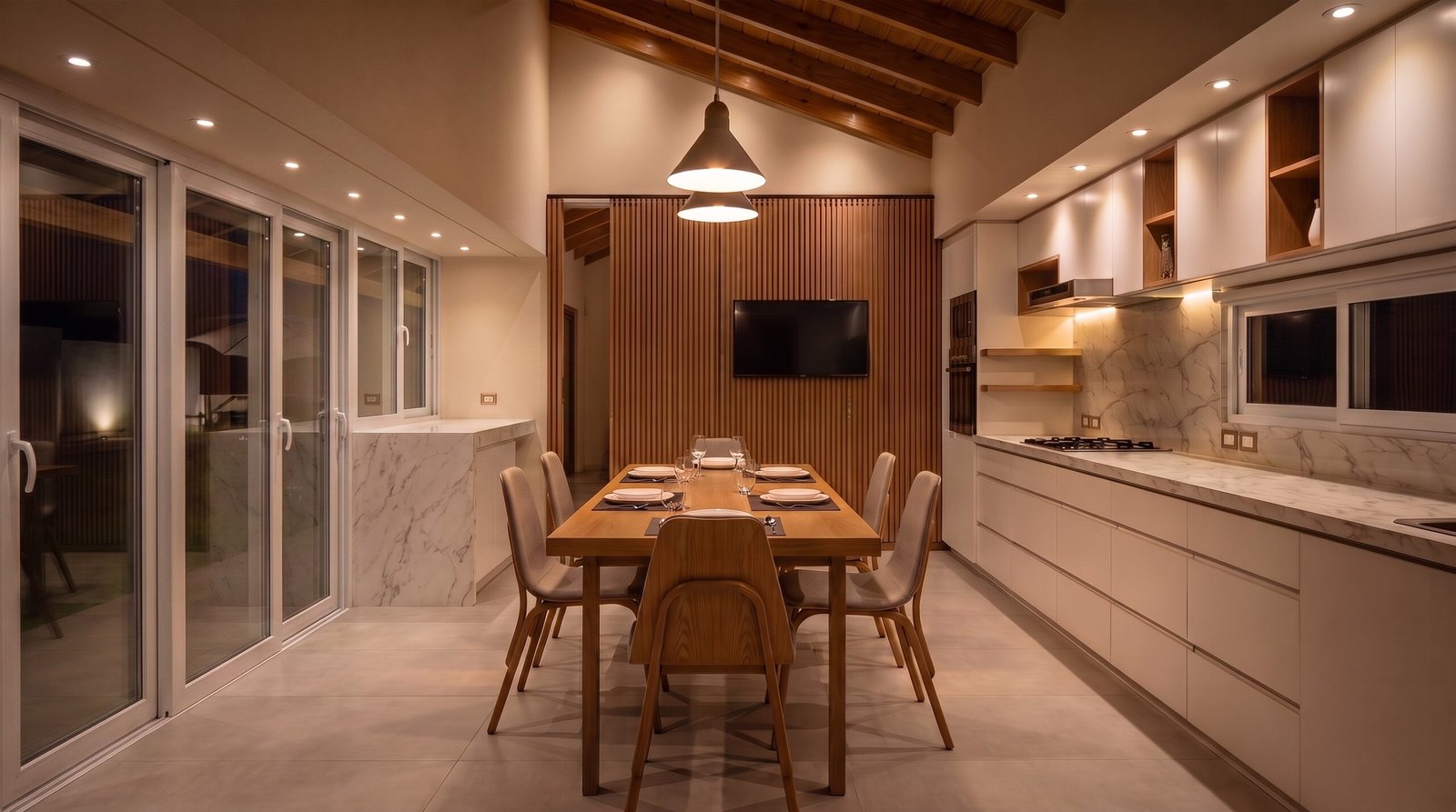 Casa Leloir, vista general de la vivienda terminada