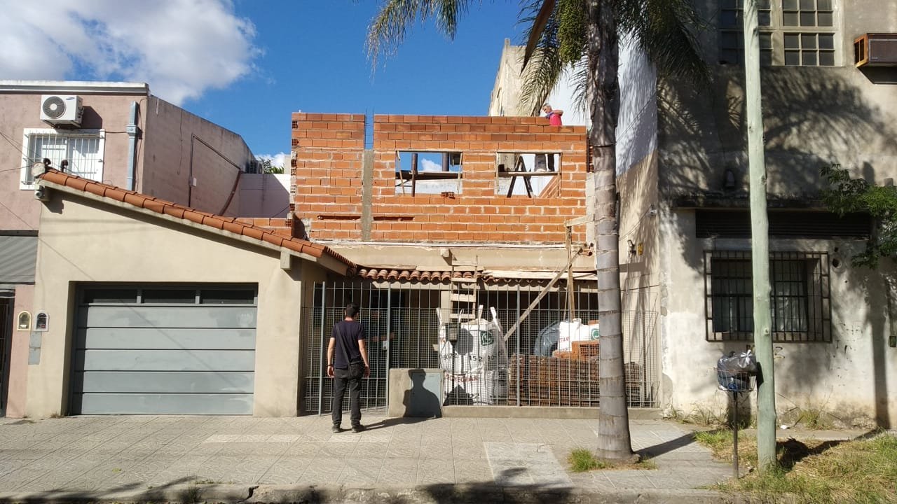 Casa Pirovano, obra en ejecución