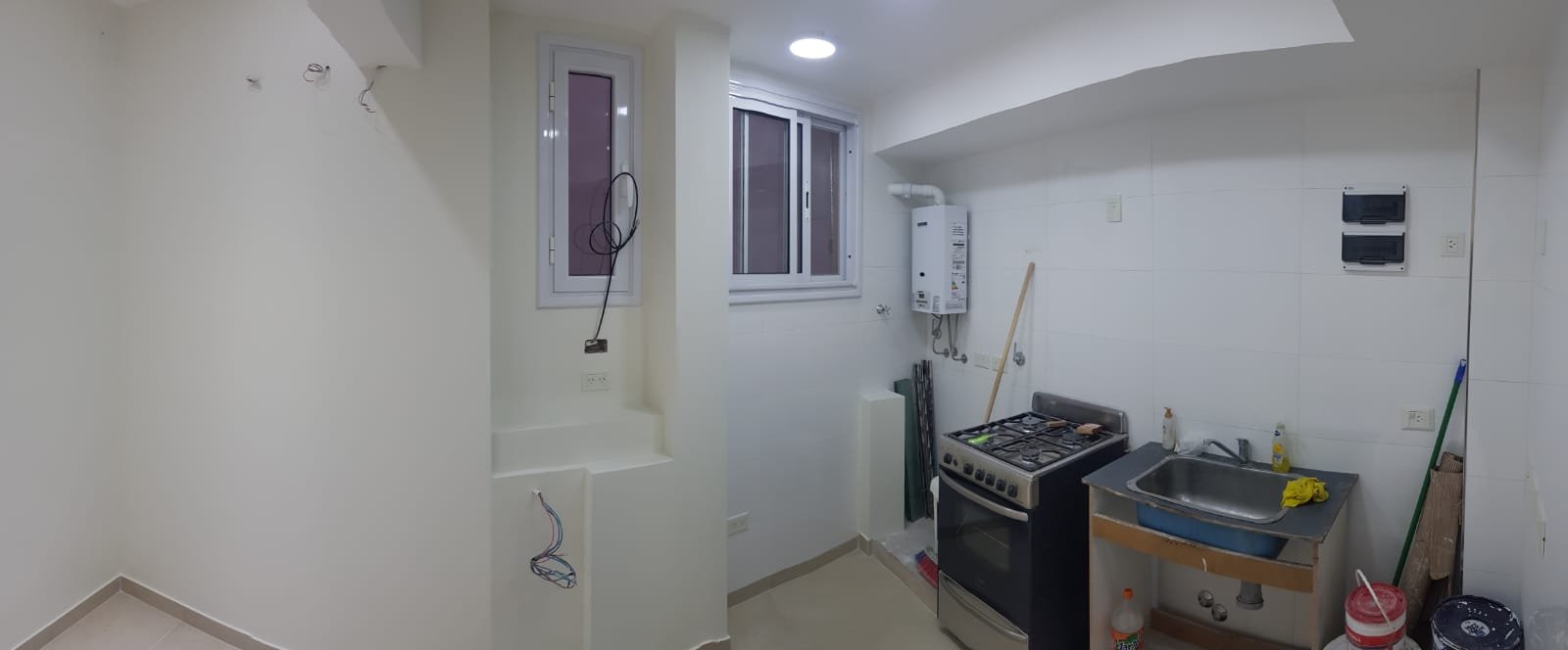 Cocina Caballito 3, avance de obra
