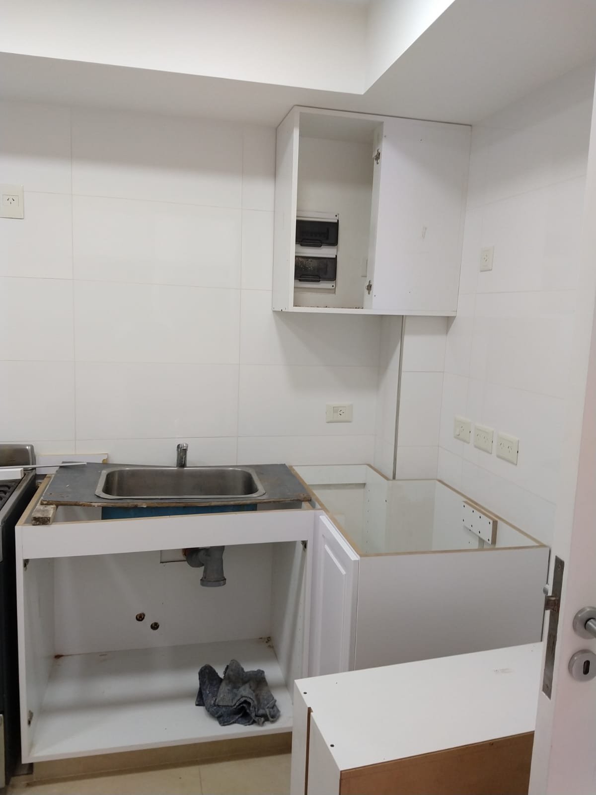 Cocina Caballito 3, avance de obra