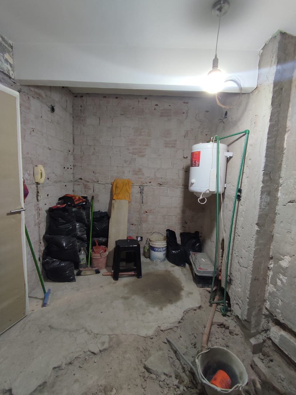 Cocina Caballito 3, avance de obra