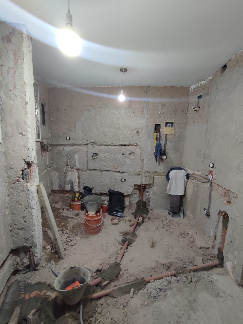 Cocina Caballito 3, avance de obra
