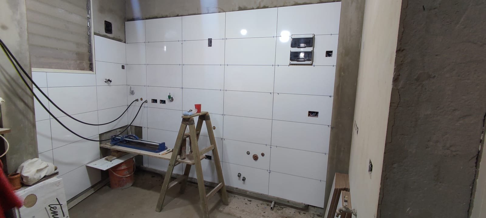 Cocina Caballito 3, avance de obra