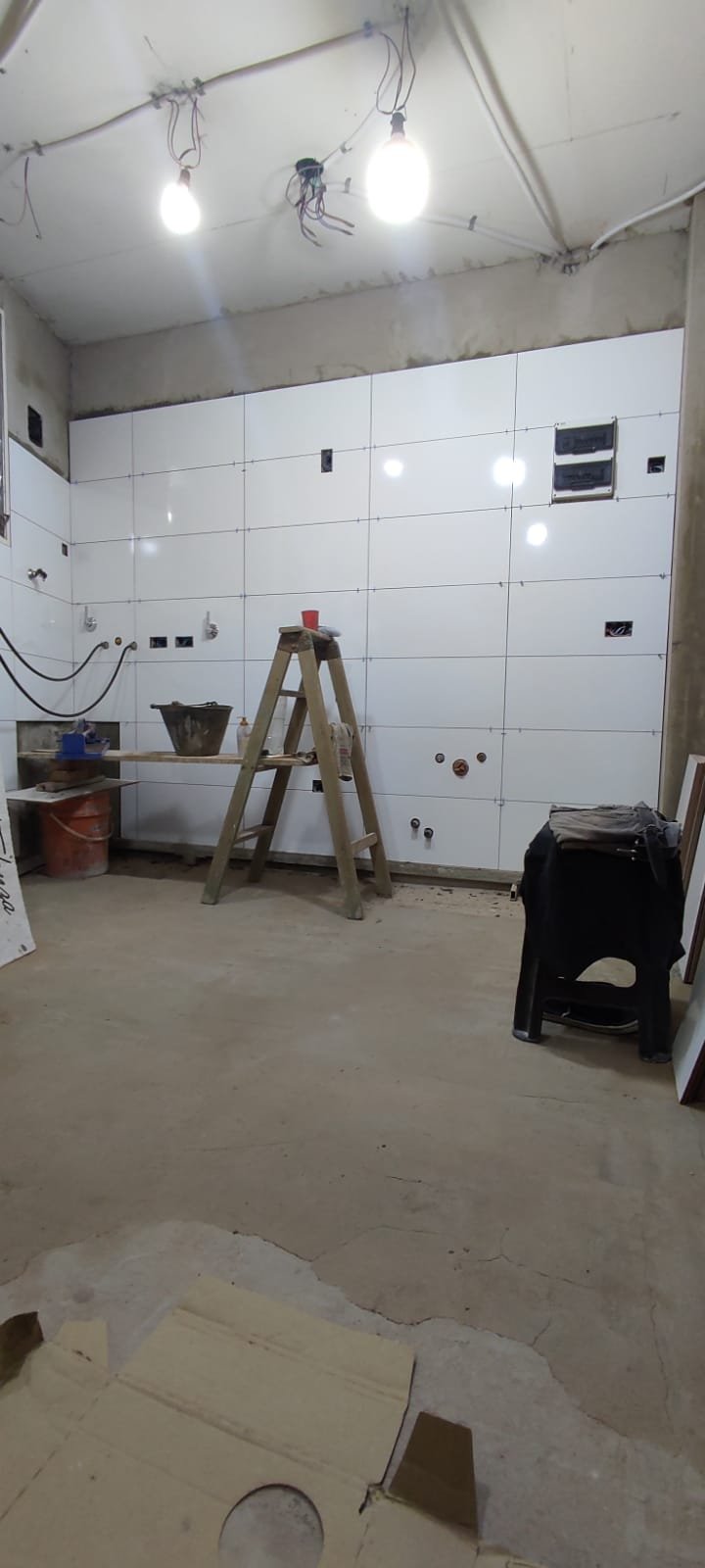 Cocina Caballito 3, avance de obra