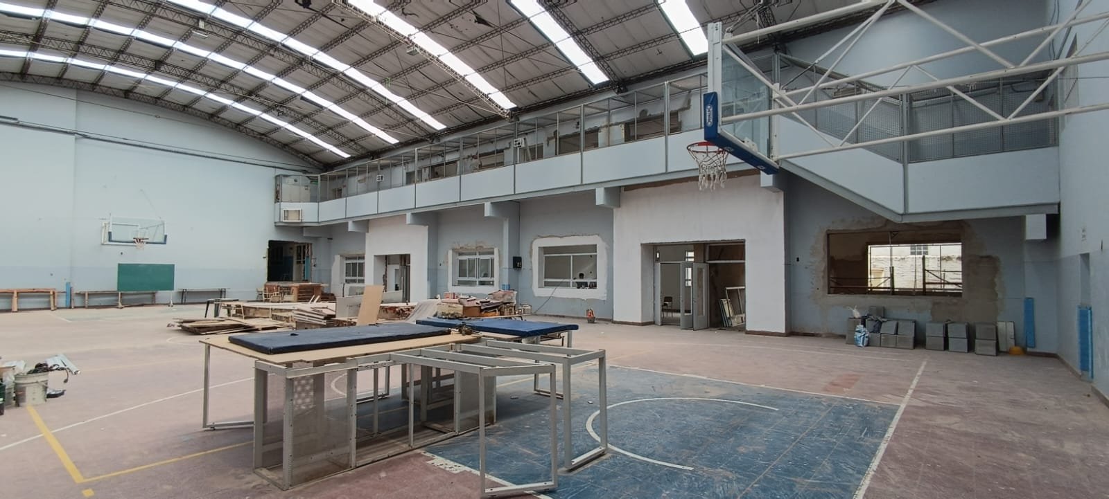 Escuela La Salle Florida, obra en ejecución
