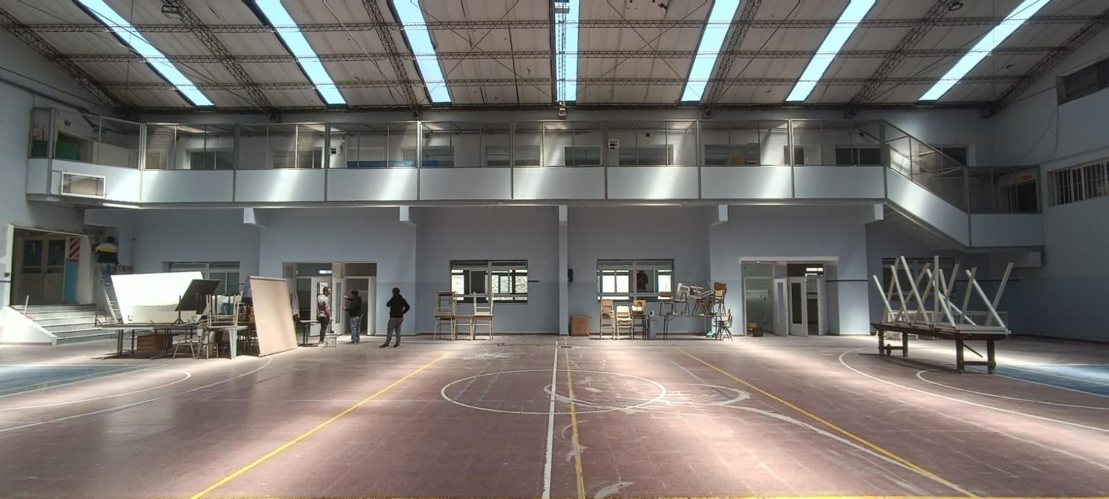 Escuela La Salle Florida, obra en ejecución