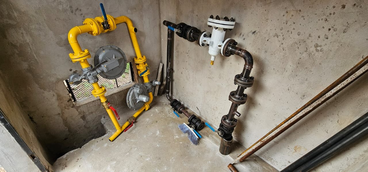 Gasoducto La Salle Catán, obra de instalación de la red