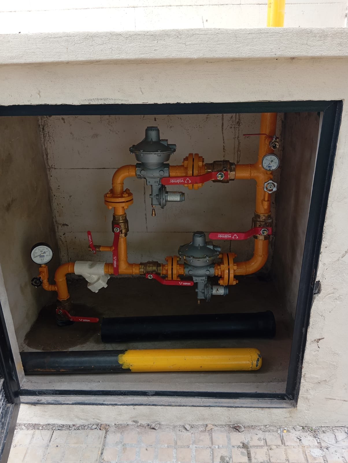Gasoducto La Salle Catán, obra de instalación de la red